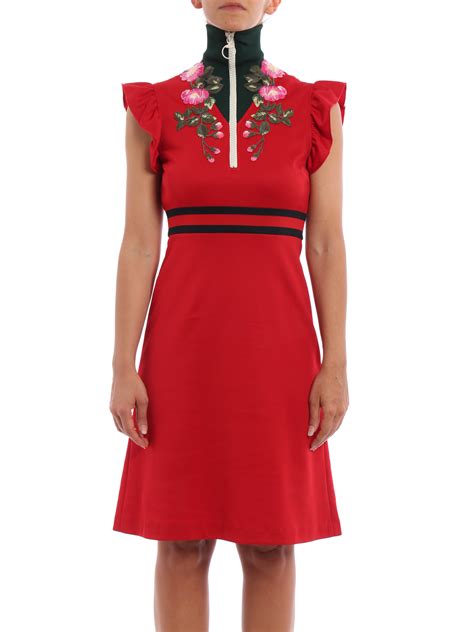 vestido rojo gucci|vestidos Gucci.